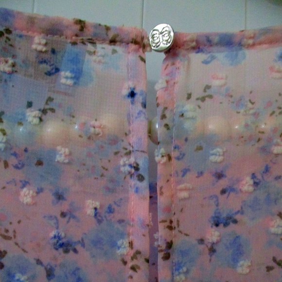 CECE Floral Print Top Size S - Picture 3 of 7